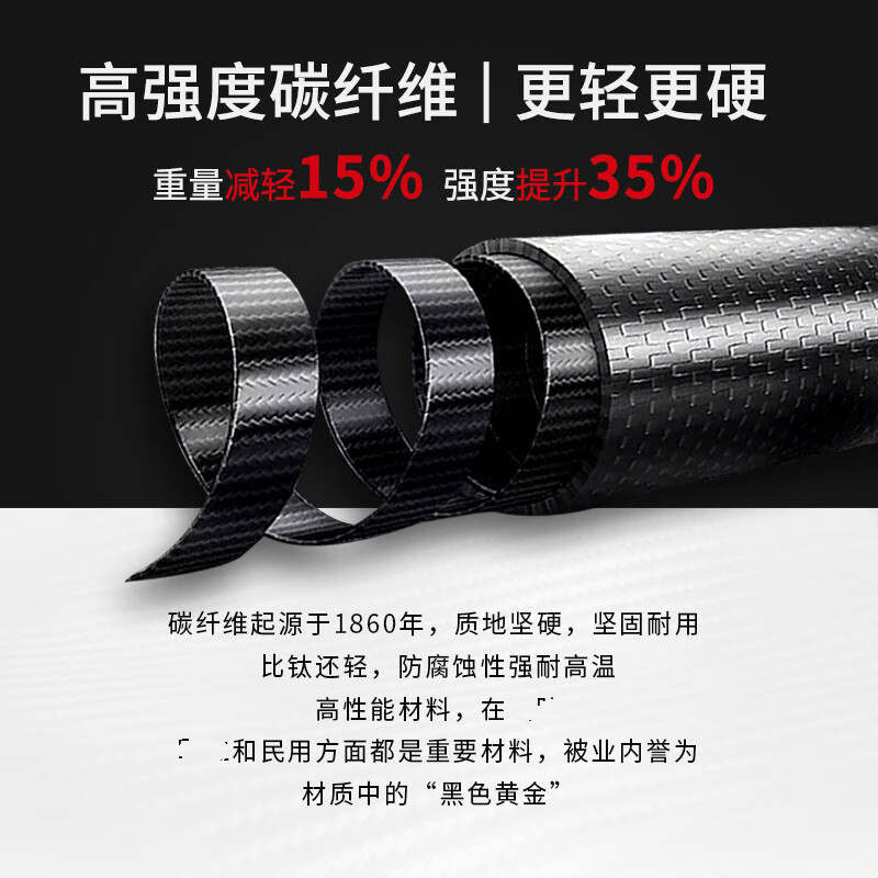 台湾TOSEEK全碳纤维山地车XC越野平直把横超轻公路车抬升燕把手折叠死飞自行车把3K骑行单车配件无标3K亮光(直把)580MM主图3