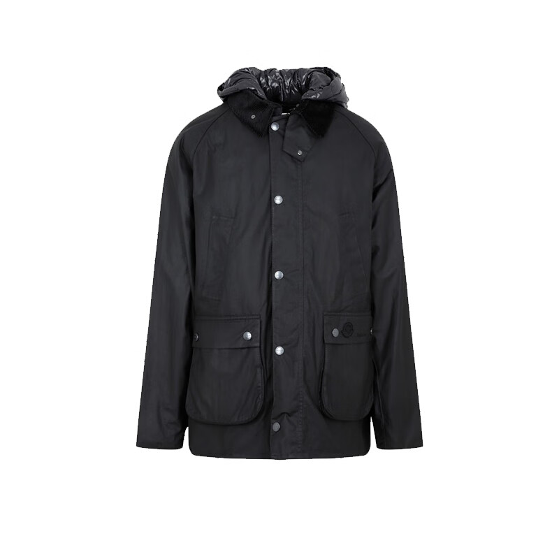 Moncler男士Wight 连帽插片派克大衣 黑色 1A00034 M2146 999 XL