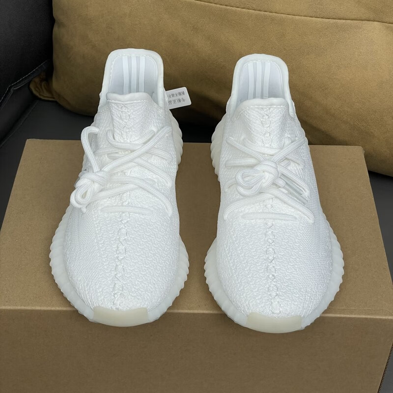 莆田椰子鞋350纯白冰淇淋冰蓝芝麻灰官网女鞋运动跑鞋男鞋子 纯白 36