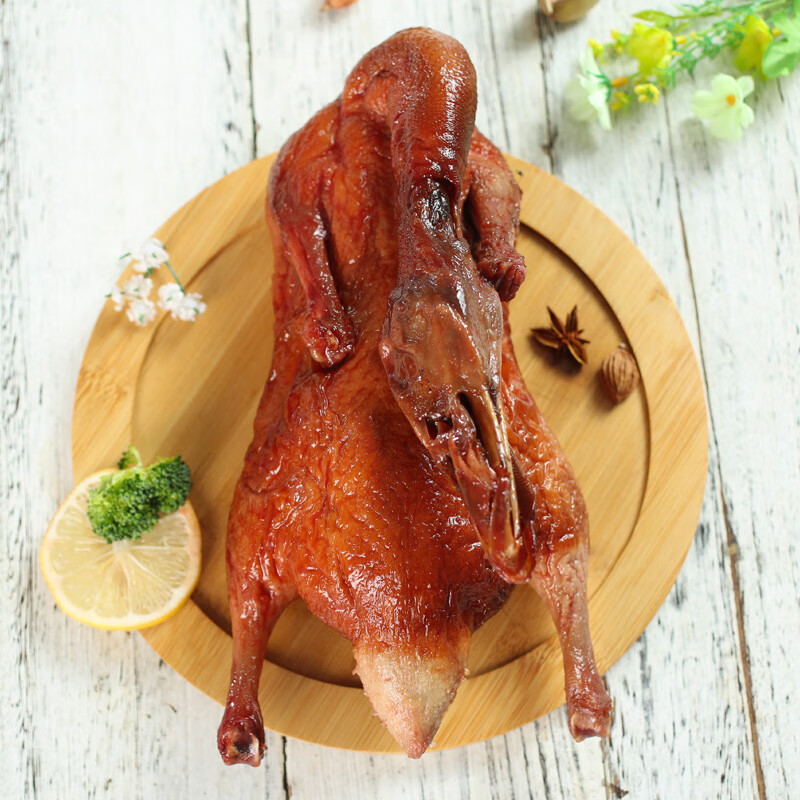 新食道上海特产啤酒鸭百味鸭500g卤鸭酱鸭美食肉食卤味真空即食熟食熏