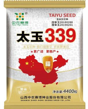 双国审太玉339升级版玉米种子矮杆大棒抗病抗倒伏抗旱特大棒苞谷 双