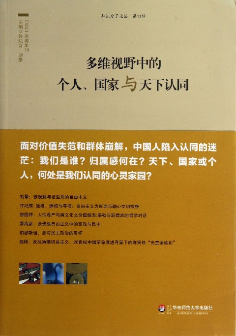 多维视野中的个人国家与天下认同/知识分子论丛