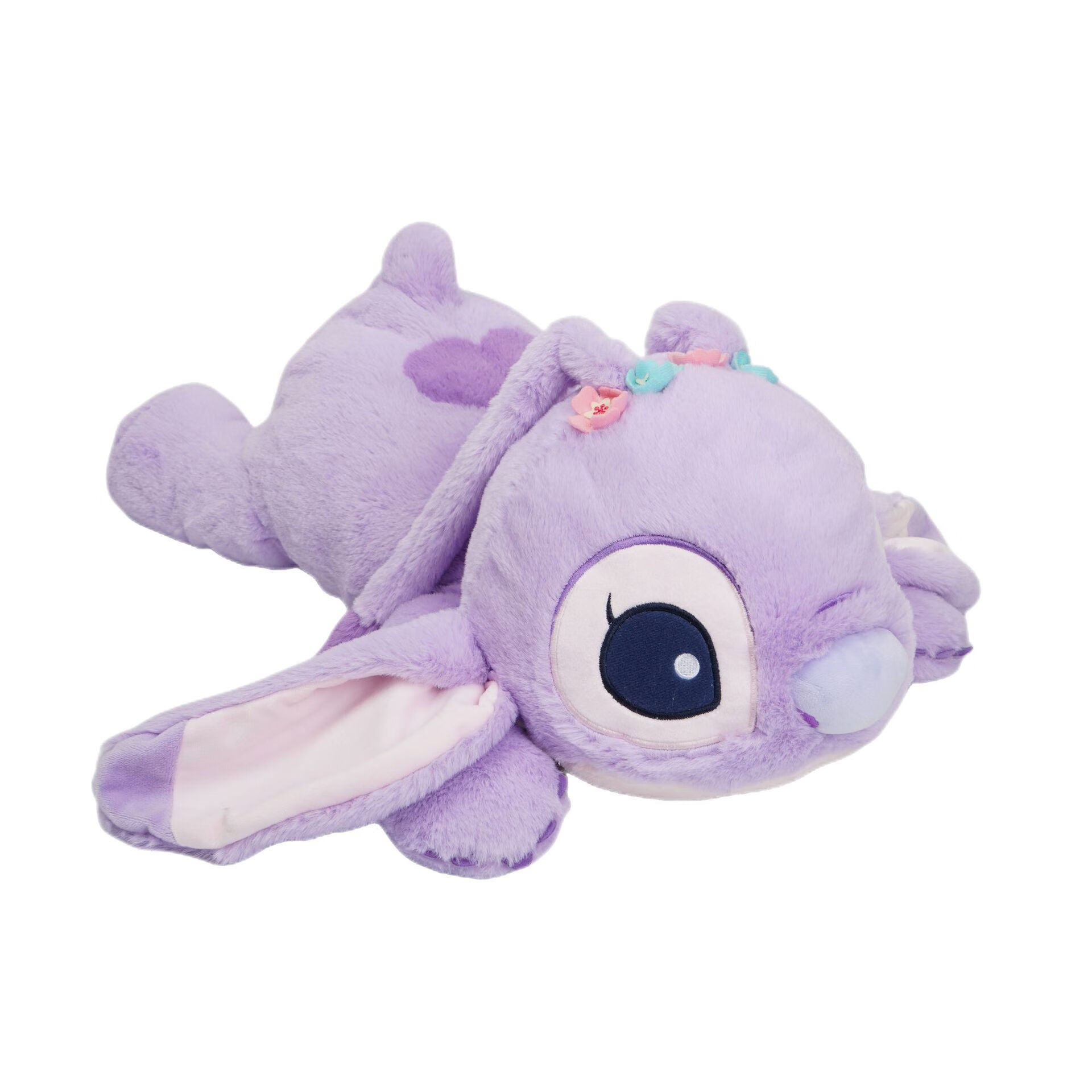 迪士尼毛绒公仔星际宝贝史迪奇安琪玩偶布娃娃睡觉抱枕送女生 50cm