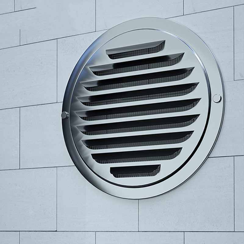 度佳行卫生间排气管外墙罩不锈钢排气管风帽平头厨房油烟机排烟管外墙