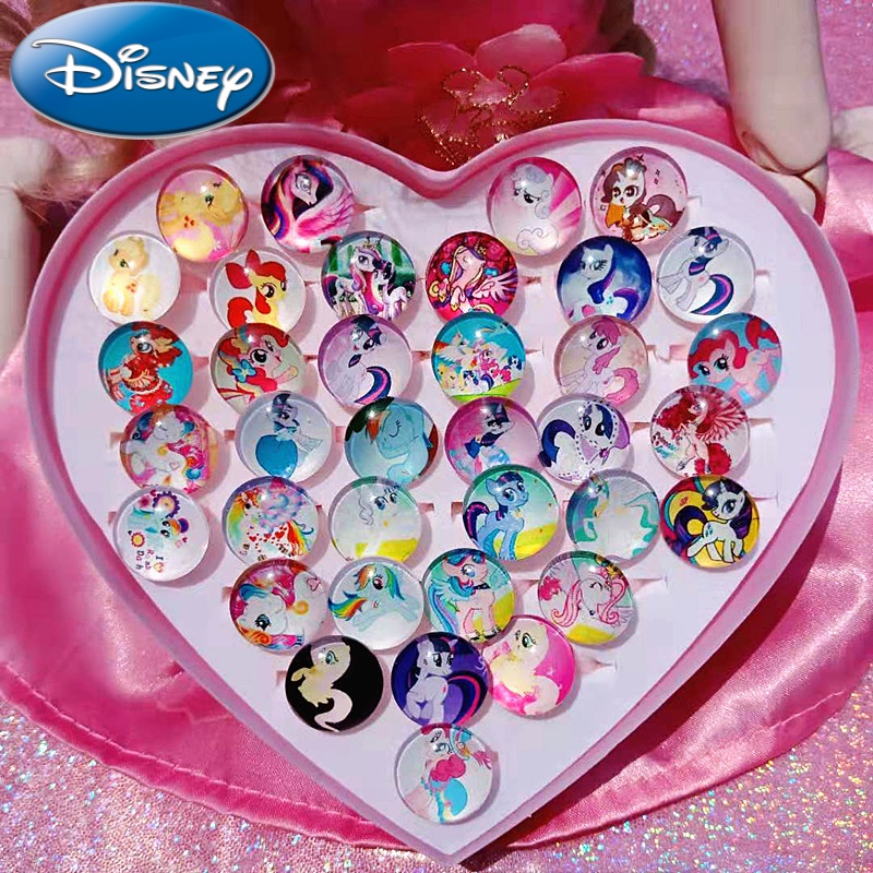 迪士尼(disney)小孩子的冰雪奇缘2儿童戒指女爱莎公主的宝宝玩具可爱