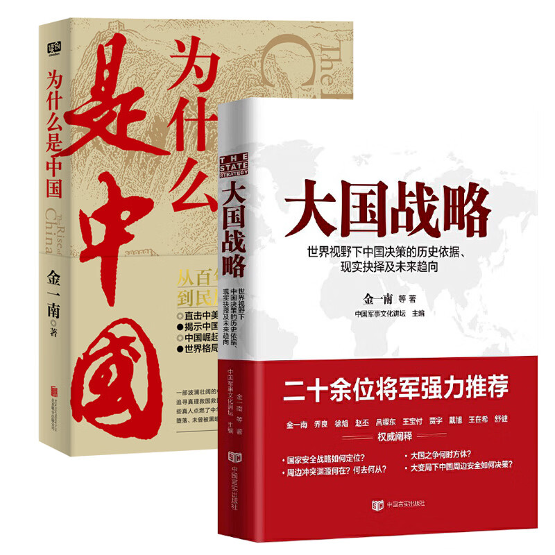 正版 大国战略+为什么是中国 金一南视野下中国决策的历史依据现实抉择及未来趋向书籍 书籍