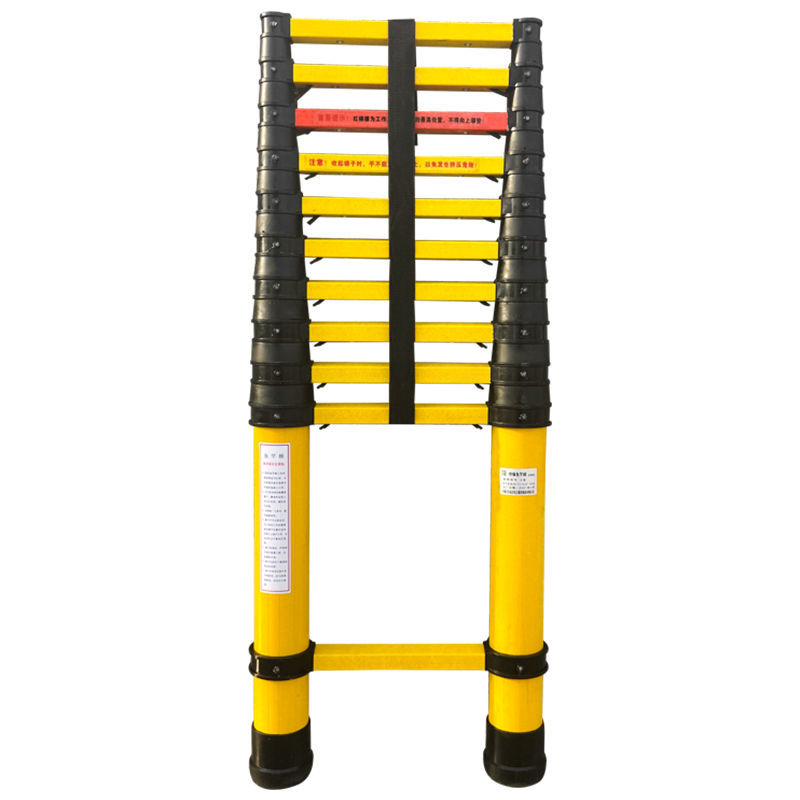 绝缘梯鱼竿梯伸缩梯玻璃钢电工专用绝缘人字梯竹节梯电力电工梯 加厚