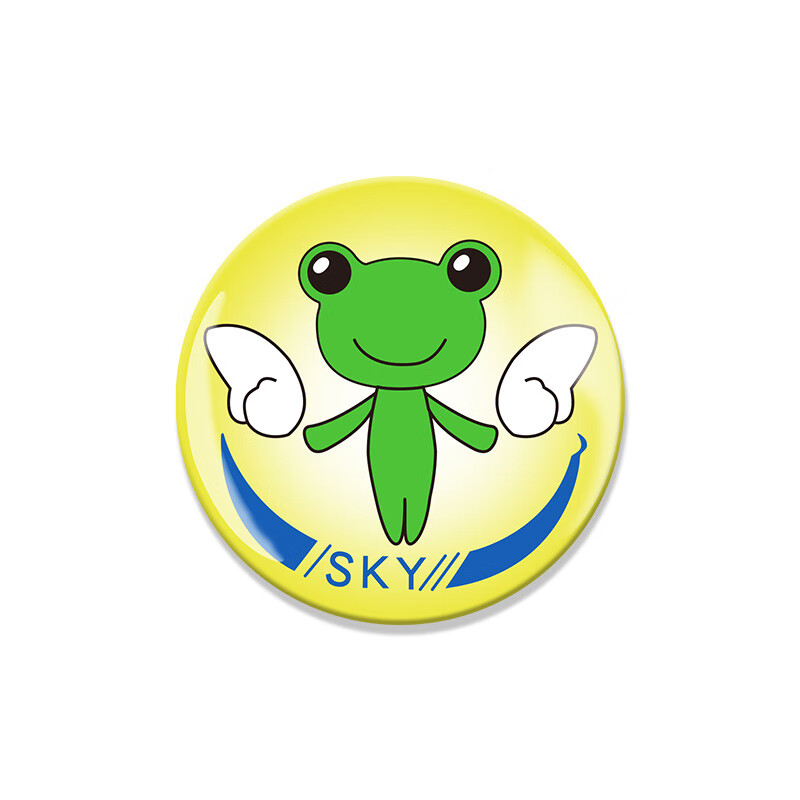 妙普乐御坂美琴款呱太徽章 某科学的超电磁炮周边胸章 动漫吧唧 呱太