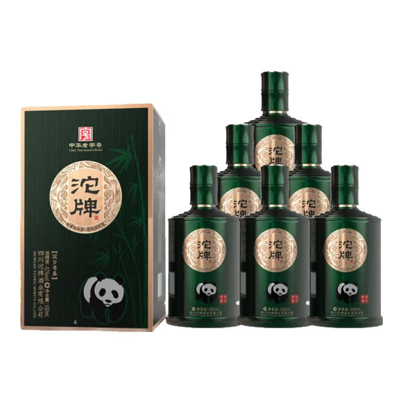沱牌舍得浓香型白酒 粮食酒礼盒装商务送礼整箱 52度 500mL 6瓶 沱牌筑梦青春