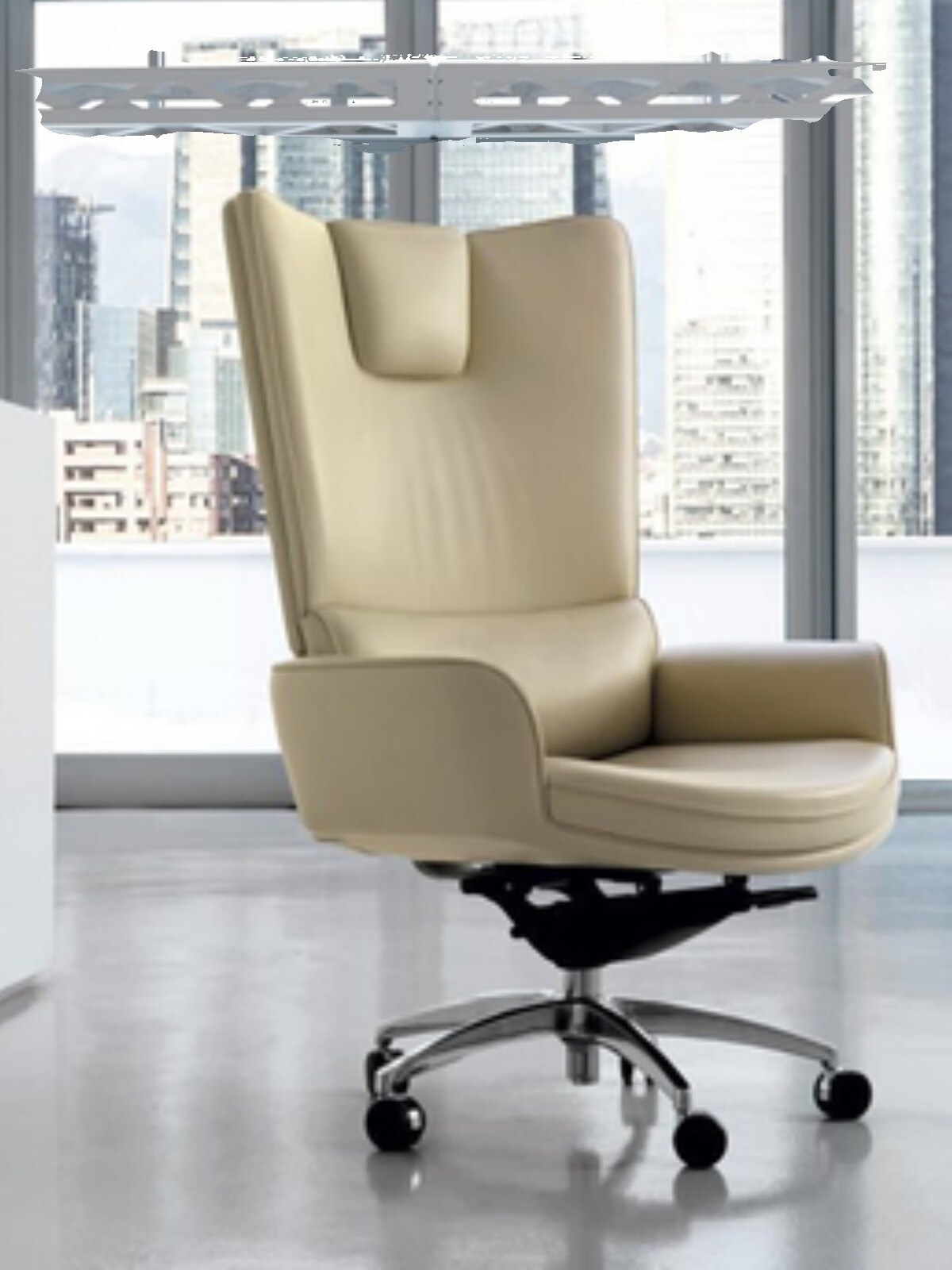 轻奢风电脑椅设计师艺术感转椅家用书房靠背椅老板椅办公高端书椅