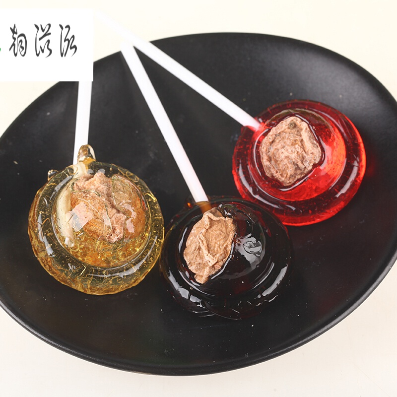 虎钢馋梅心棒棒糖50只麦芽原味黑糖话梅水果抹茶味糖果童年怀旧休闲