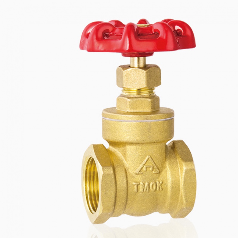 阀门 dn20内丝加厚铜闸阀4分6分1寸丝扣手动黄铜闸阀 dn15(4分)