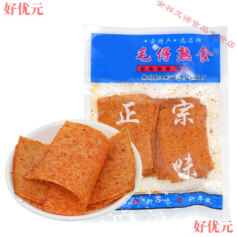 特产优联赣州辣条熟食香辣长寿面筋江西特产80后儿时怀旧麻辣零食小吃