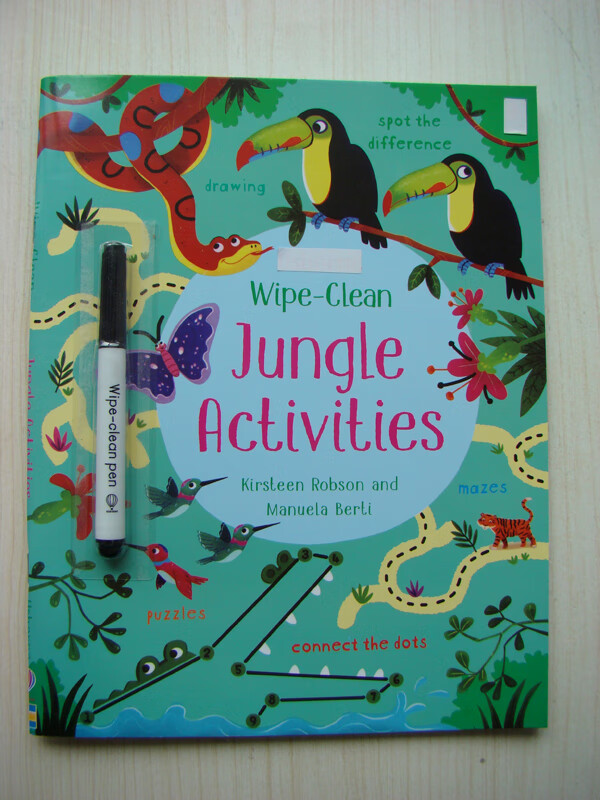 wipe clean可擦写幼儿童描红练习