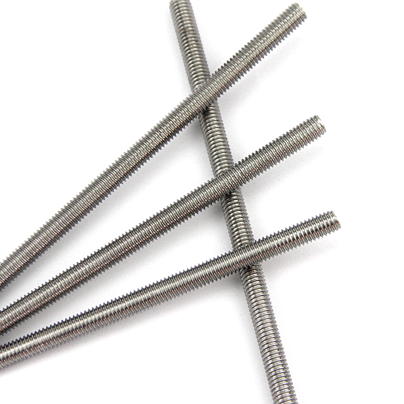 304不锈钢丝杆牙条通丝全螺纹螺杆m3m4m5m6m8m10m12m14m16m18m20 m4*1