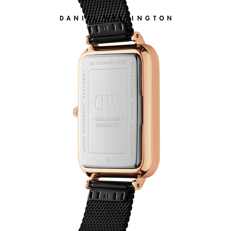 丹尼尔惠灵顿（DanielWellington）[部分爆品5折]DW手表女流金女士手表石英欧美腕表 生日礼物送女友 全黑盘DW00100467