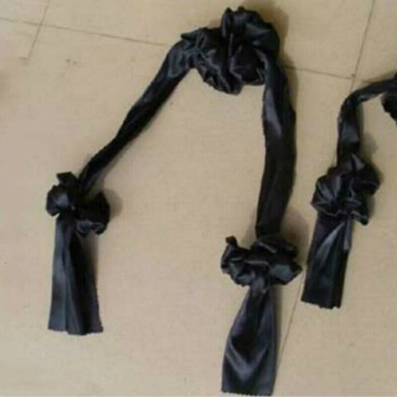 elices 【遗像花】车头花黑纱黑花相框花用品布置 12寸黑纱30个