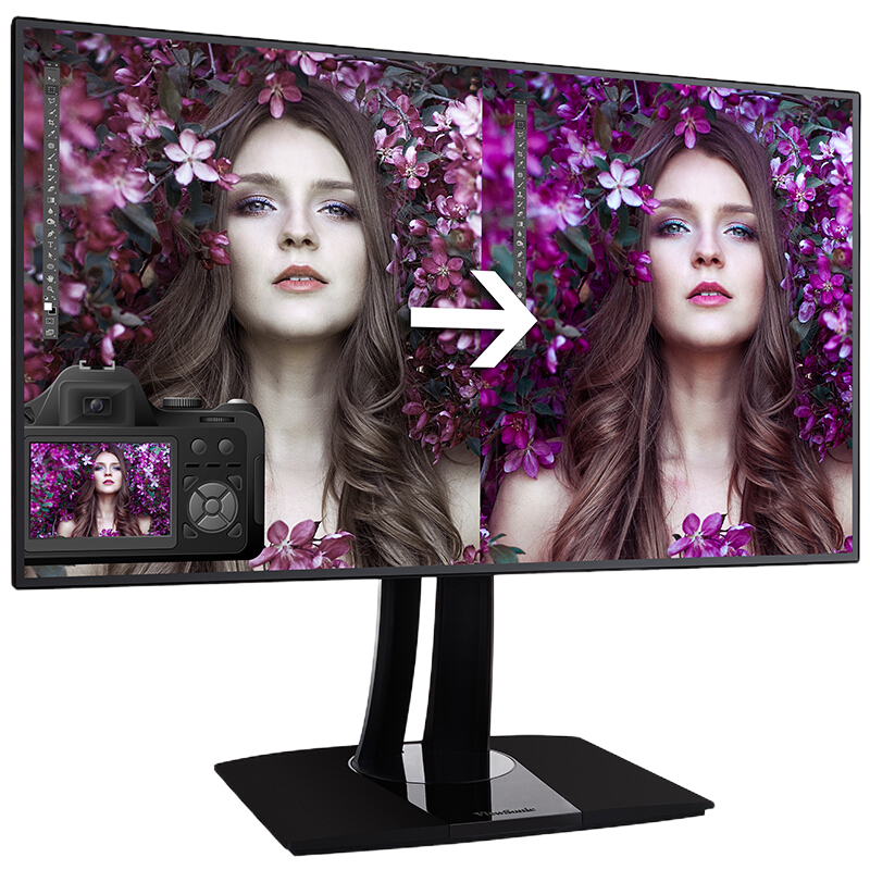 ViewSonic 优派 VP3268 31.5英寸 IPS 显示器 (3840×2160、60Hz、100%sRGB、HDR10)