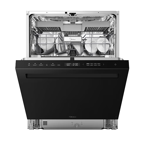 美的（Midea）【GX1000Max-Q】嵌入式洗碗机升级17套+2 三层大容量变频五臂飓风洗 105℃热风烘干 四星消毒