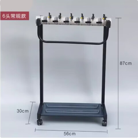 亿煊酒店银行雨伞收纳架公司12头雨伞架带锁售楼部商用伞架子 6头常规