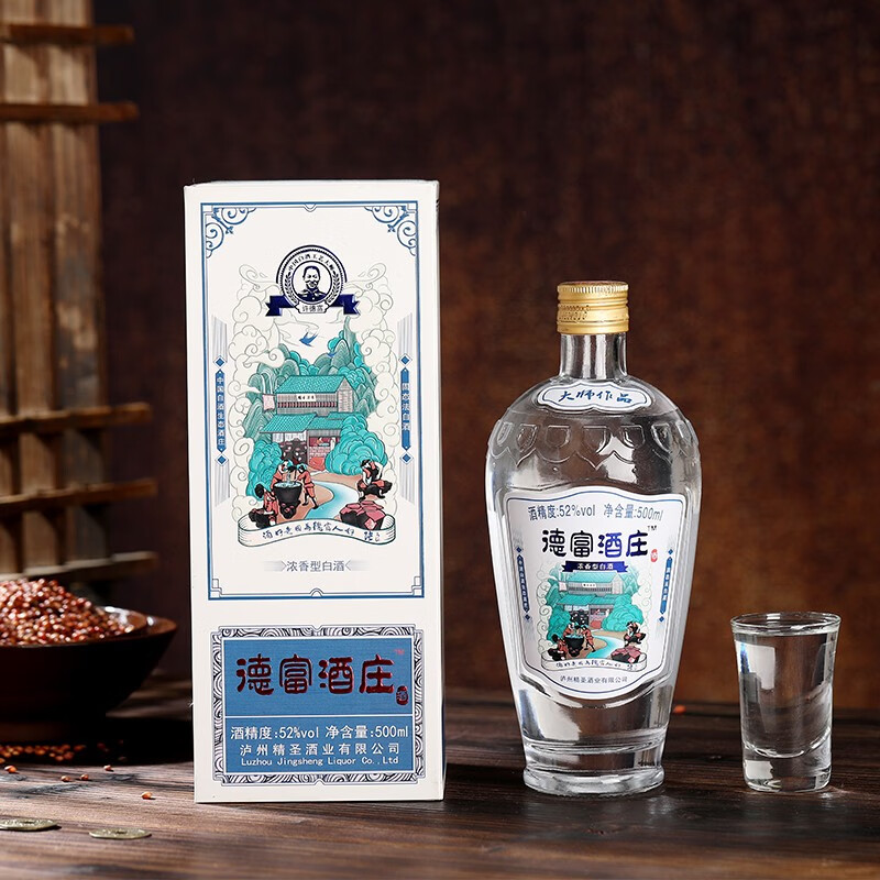 精圣许德富酒庄酒 52度浓香型纯粮固态发酵 精圣大师作品 500ml*1瓶