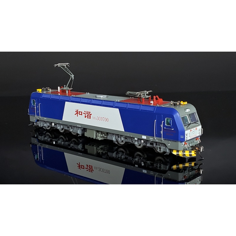 中国火车模型 仿真和谐hxd3c型电力机车ho型1:87 现货,发顺丰快递