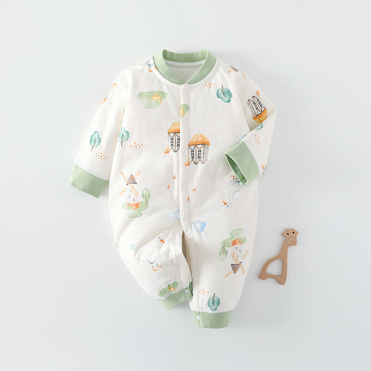 ��СӰӤ��������40��a�����＾�����������·��޹ǳ�������ͯװ 40�˱�����ɫ��԰��� 73cm 44.19Ԫ