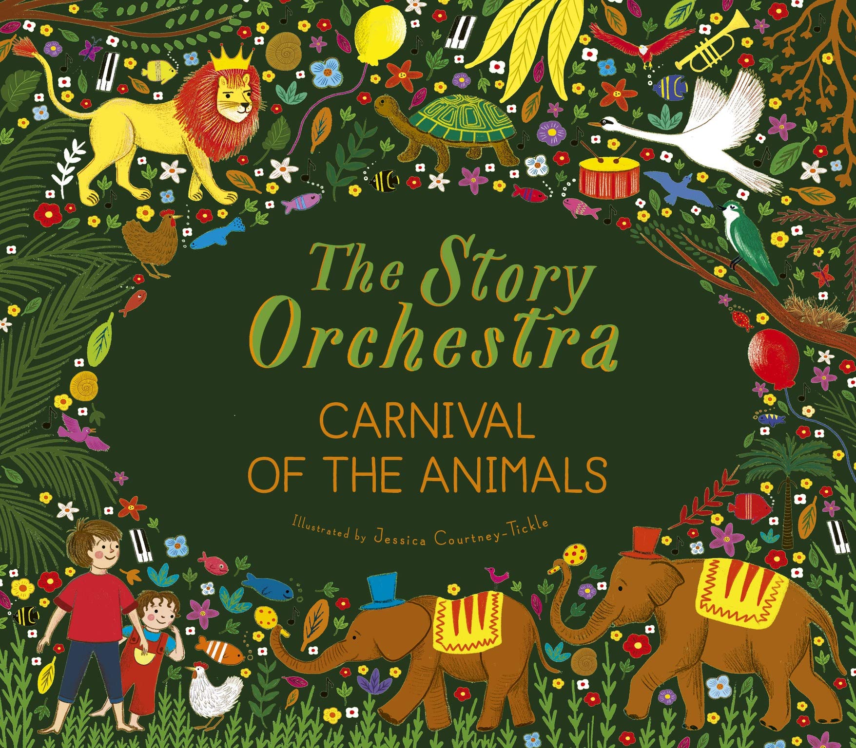 现货 古典音乐发音书 The Story of Orchestra Carnival of the Animals 英文原版绘本 布封收藏版