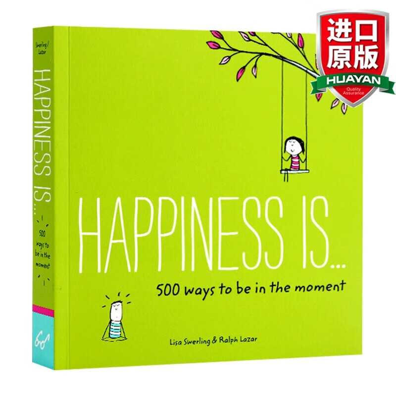 英文原版 Happiness Is 500 Ways to Be in the Moment