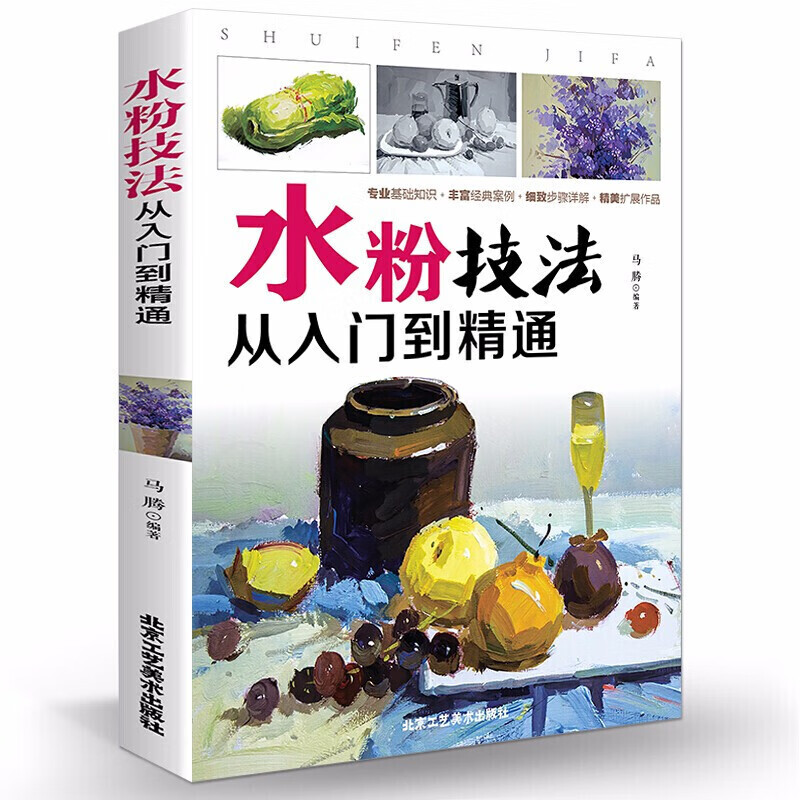 水粉技法从入门到精通 水粉画教程教材入门书籍 绘画水粉书 水粉画