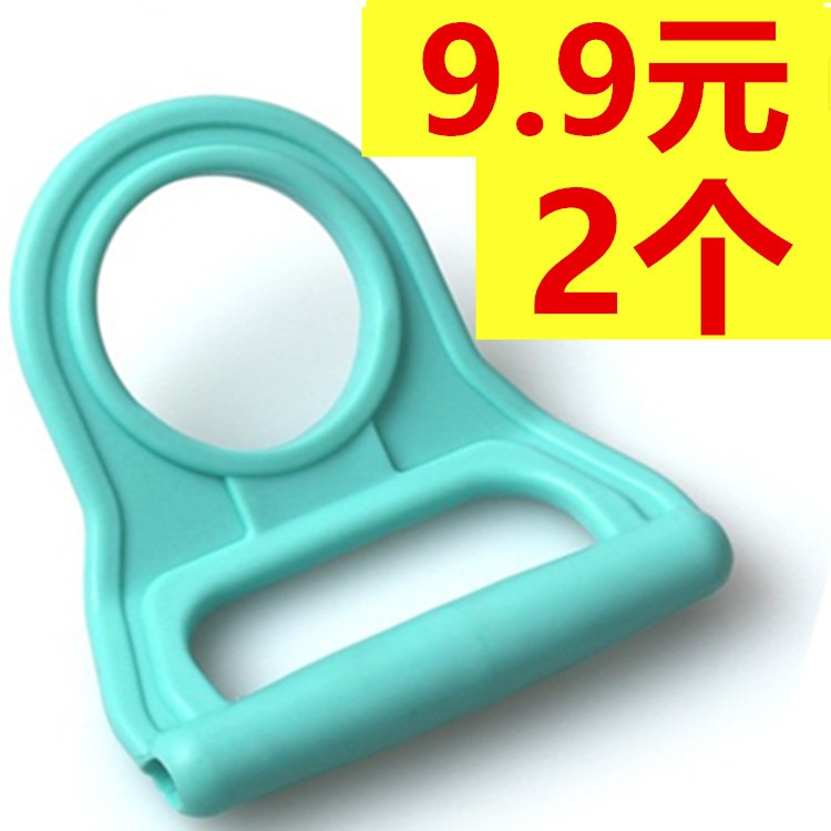 CWA PLASTICS MZ 大桶水桶裝水礦泉水提水器提桶器純凈水桶提手家用省力拎手器 藍(lán)色提水器（買一送一）