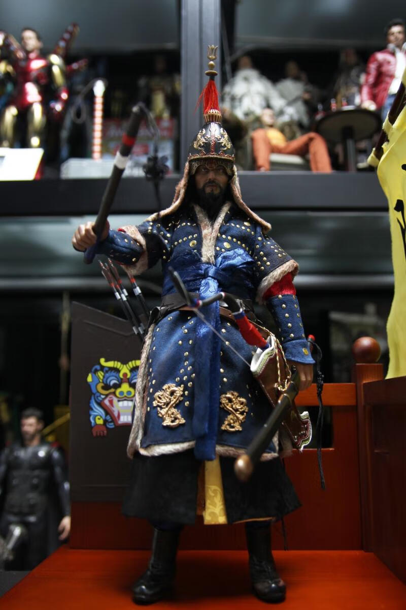 天智星明朝系列兵人 1/6 壬辰倭乱 忠武公 李舜臣 战船款 朝鲜可动