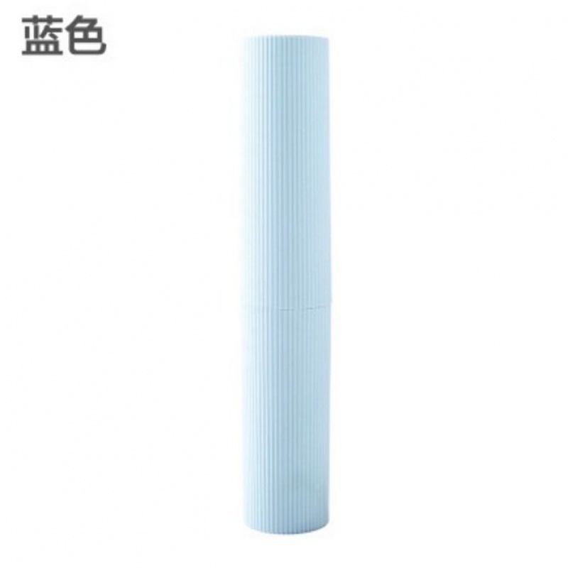 旅行便携式牙刷盒旅行洗漱牙刷收纳盒放牙刷盒子牙筒牙刷桶 蓝色 1个装