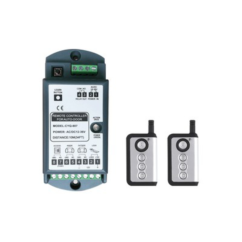 鹿色自动门多功能扩展器感应门遥控器电动平移门禁模块控制器通用