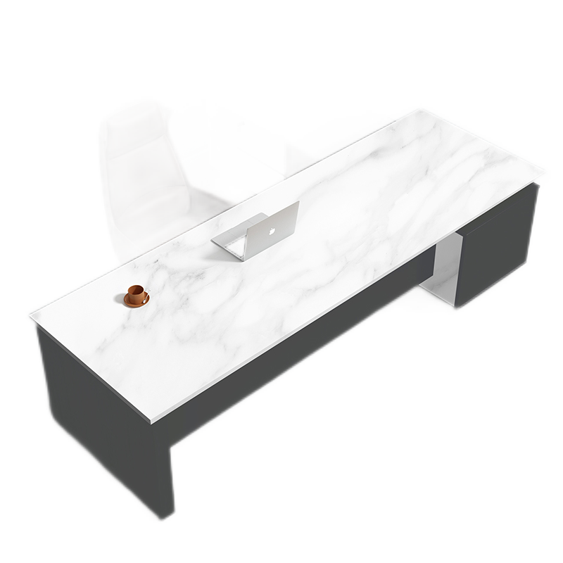 旺辉伟业办公家具老板桌办公桌椅组合现代简约板式大班台主管桌经理桌总裁桌单人办公桌工作桌 1.6米桌子