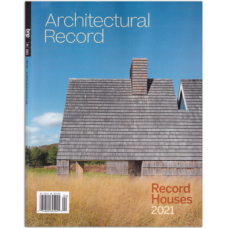 【单期可选】Architectural Record 2021/23年月刊 美国建筑实录杂志 2021年4月刊