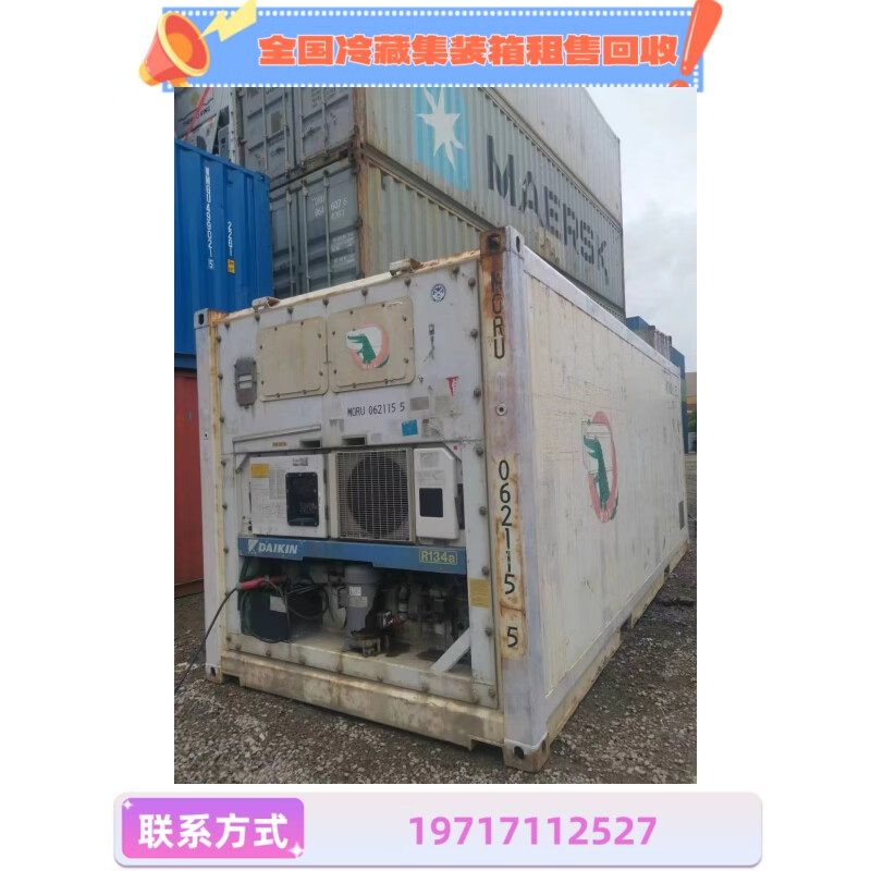 2040尺冷藏集装箱 二十尺冷冻柜 制冷货柜 二手冷藏箱 海运集装箱