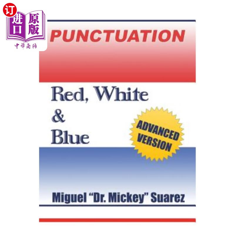 海外直订punctuation: red, white & blue 标点符号:红,白,蓝