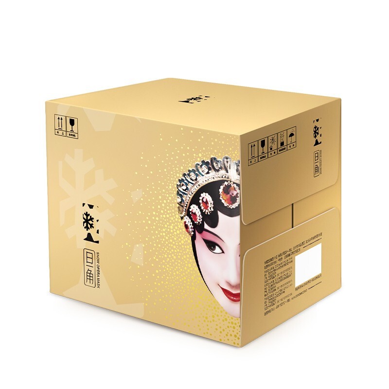 雪花啤酒 脸谱系列 煮出法工艺 脸谱旦角 330mL 12瓶 整箱装 到期日4月