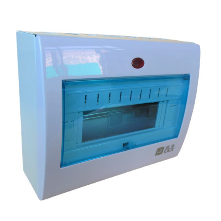 施韵令豪华型7-9位铁底塑面配电箱 漏电保护箱 明装开关箱 lz03