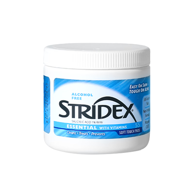 STRIDEX施顏適美國(guó)進(jìn)口1%水楊酸護(hù)理棉片55片護(hù)理型控油去角質(zhì)收縮毛孔