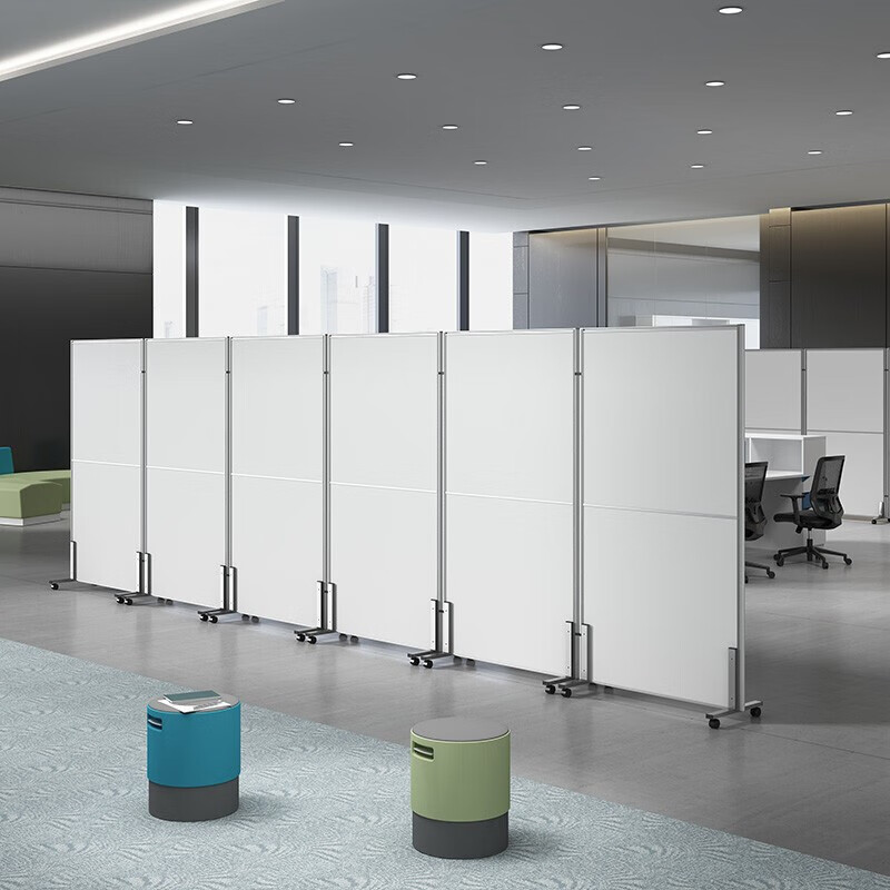 宫弗室隔断屏风可折叠移动隔板隔离围挡板工厂车间活动隔断墙带门