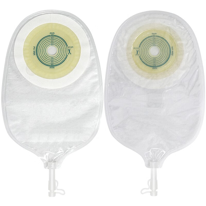 件式尿路造口袋膀胱全切二件式透明泌尿袋小便袋泌尿膀胱全切腰侧尿袋