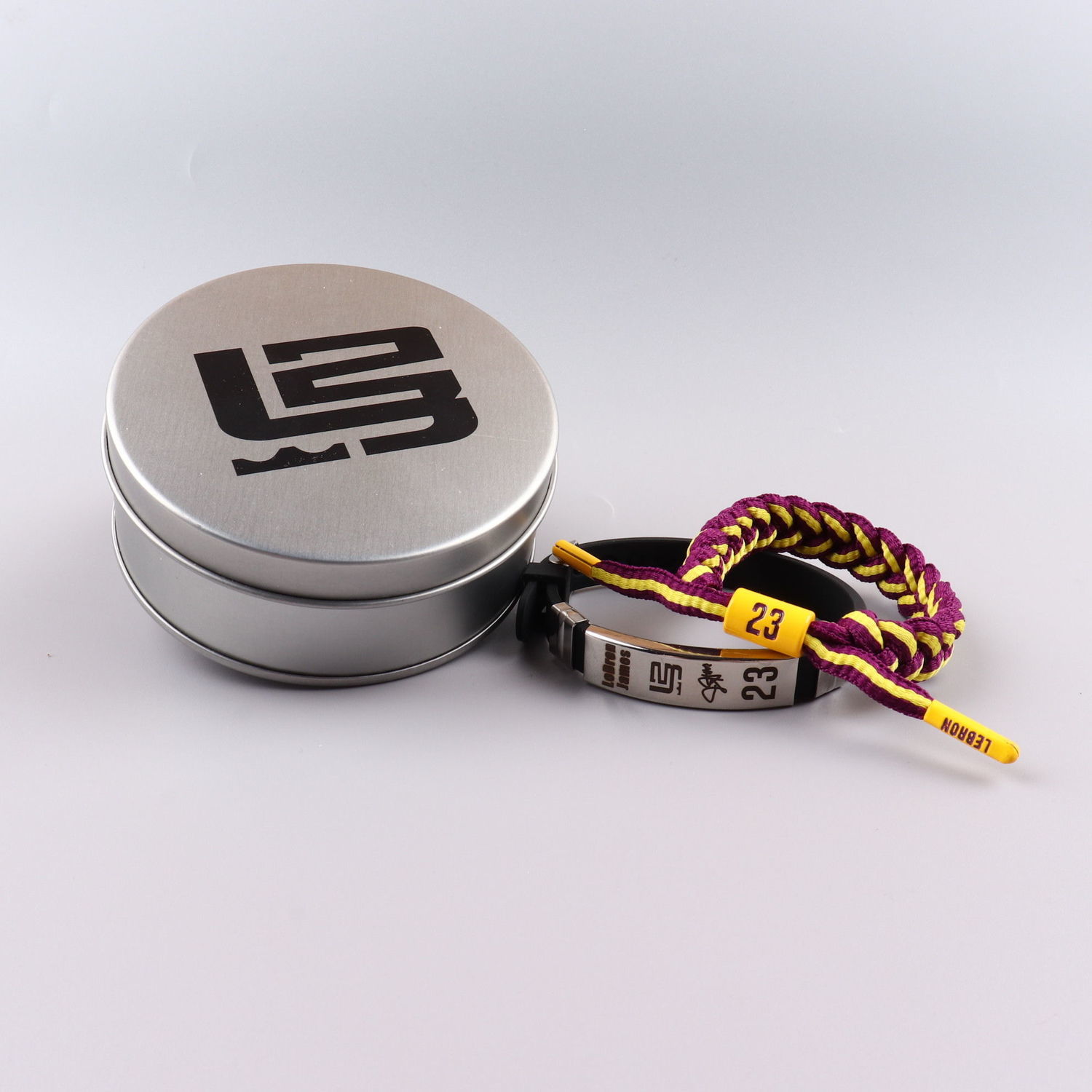 aiosc篮球手环科比手环钢钛手环詹姆斯库里欧文字母哥手环硅胶运动