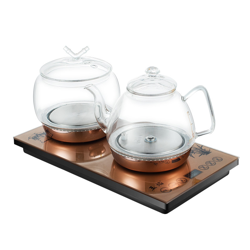 玉焰 全自动上水壶电热烧水壶煮茶器茶台一体家用抽水泡茶具电磁炉