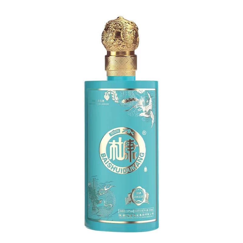 白水杜康龙凤呈祥窖酒双支礼盒装白酒浓香型杜康T20500ml*6瓶整箱批发 52%vol 500mL 2瓶