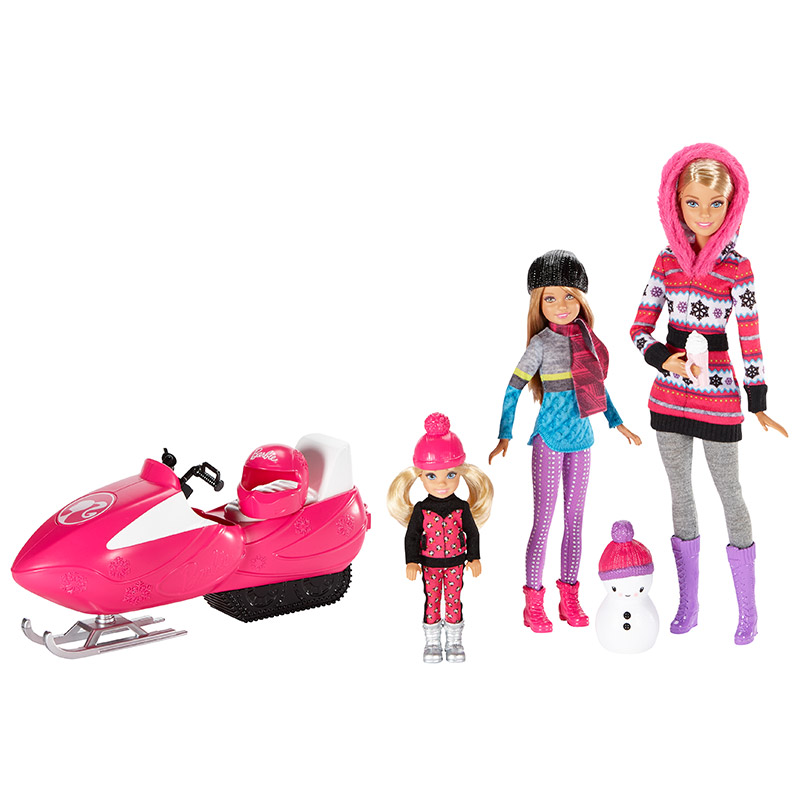 芭比（Barbie） 芭比姐妹之滑雪组合 FDR73