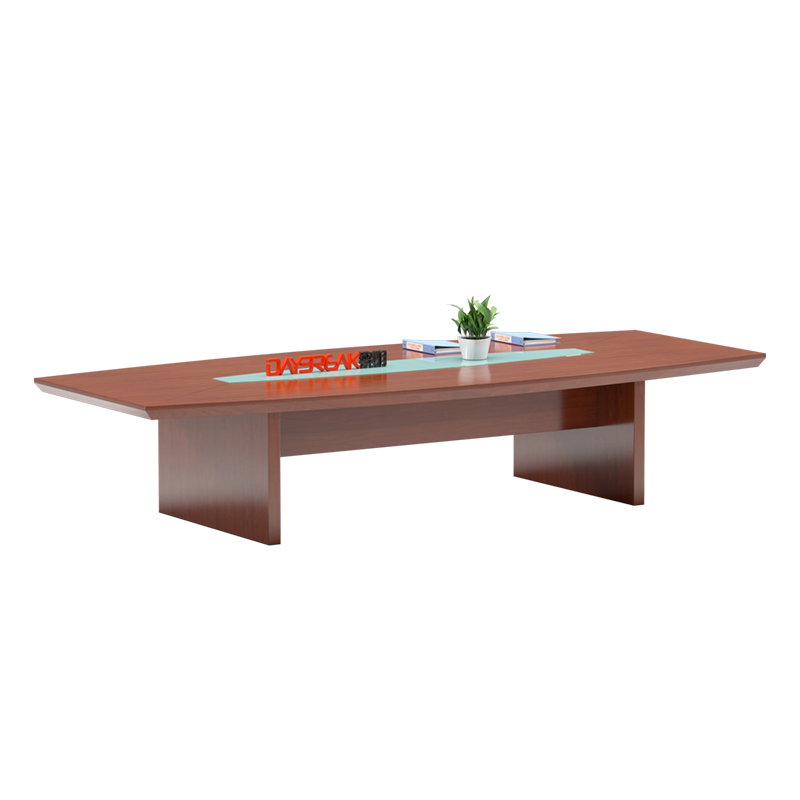 黎明 会议桌长桌培训桌油漆贴木皮洽谈桌会客桌3.2米会议台3200*1200*760