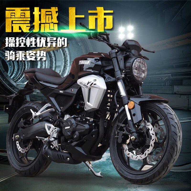 zihu新款摩托车国四电喷200ccv8烽火街车摩托车跑车特技车小怪兽可上