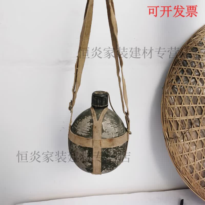 西柏坡红色革命纪念品 红色文化纪念品老旧指北针老式冲锋号退伍 行军